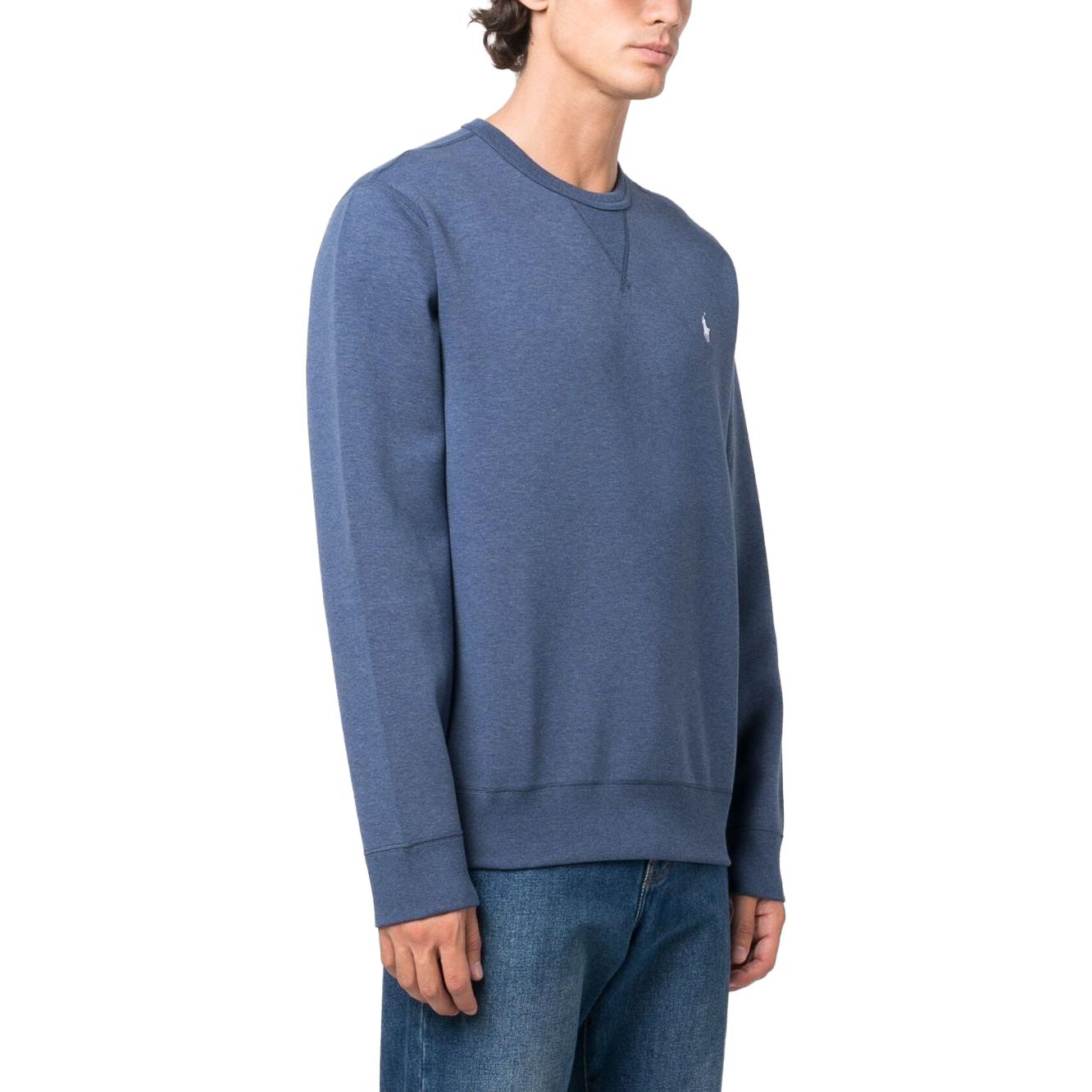 Ralph Lauren FW23 Blue Crewneck Embroidered Pullover Sweatshirt 710881519-012 圖 5