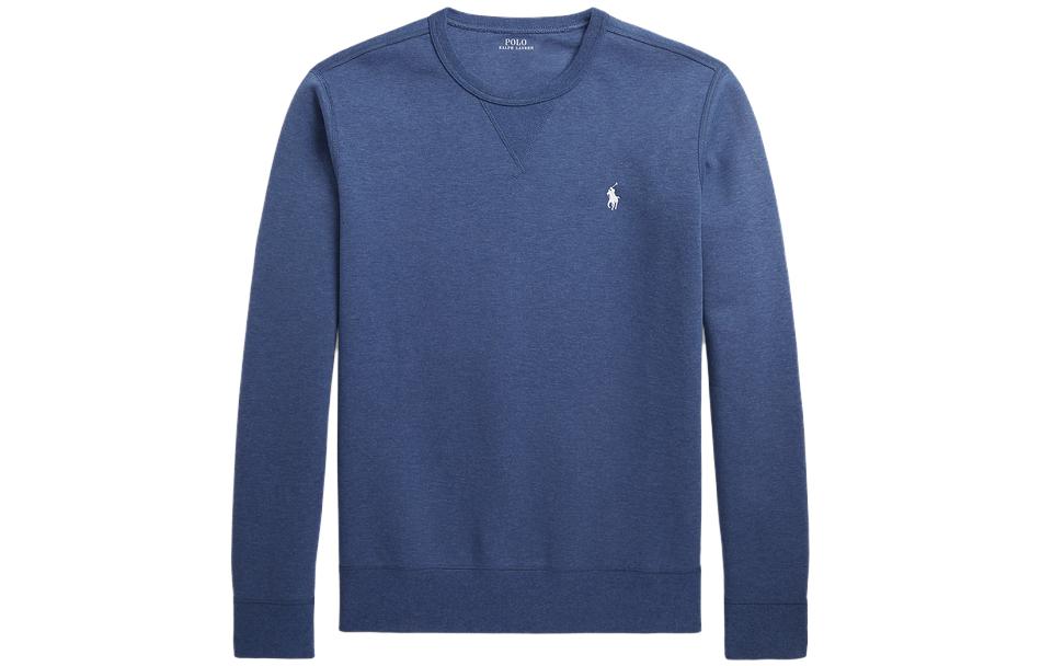 Ralph Lauren FW23 Blue Crewneck Knit Pullover Casual Long Sleeve Sweater MNPOKNI16823193-400