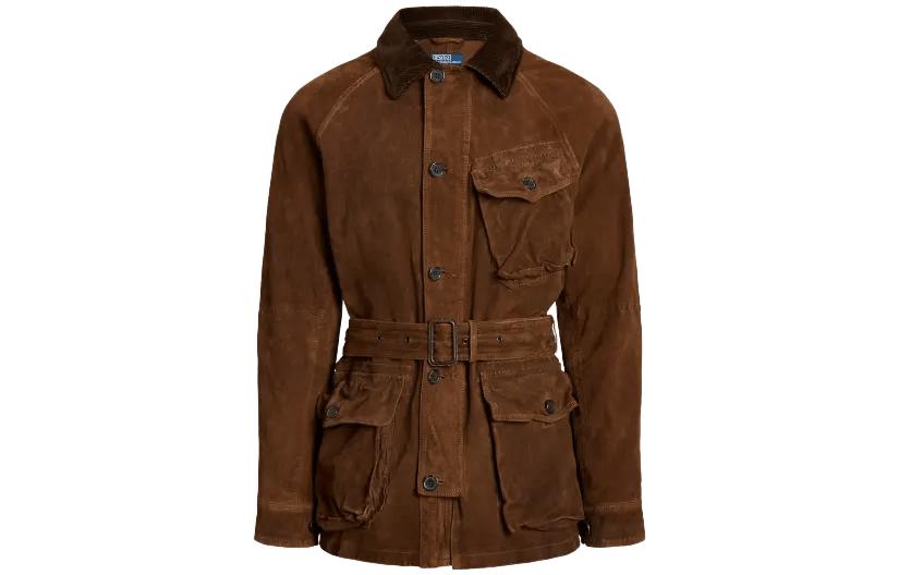 Ralph Lauren FW23 Brown Casual Solid Single-Breasted Jacket MNPOOTW12820-069