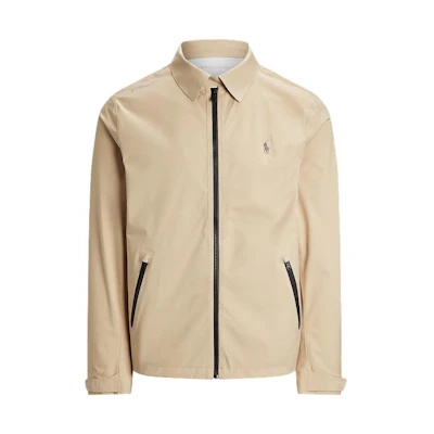 Ralph Lauren FW23 Brown Solid Color Zip-Up Jacket with Collar MNXGOTW16020072-250