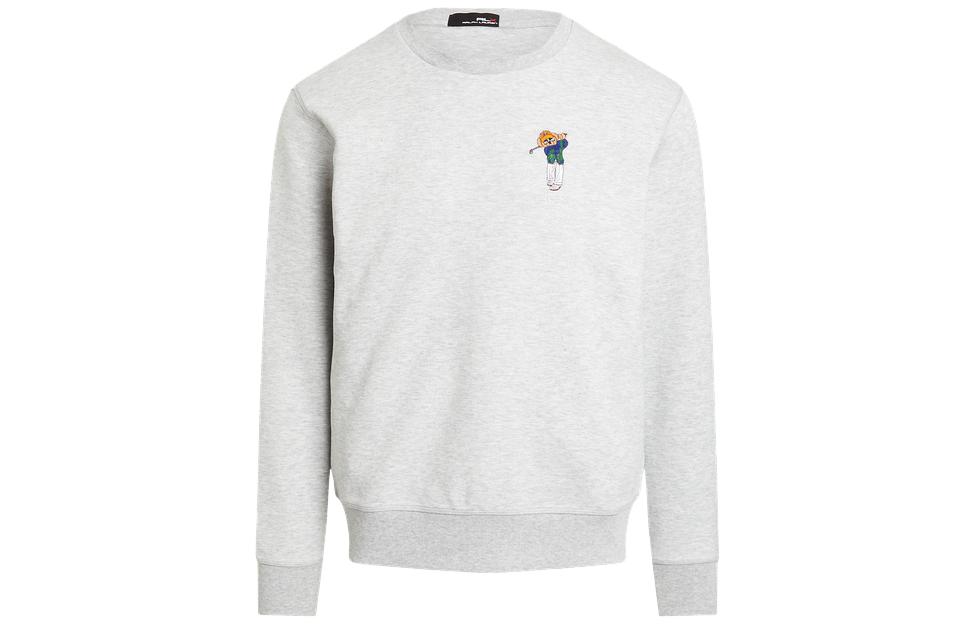 Ralph Lauren FW23 Cartoon Graphic Crewneck Sweatshirt Men’s Grey MNXGKNI16820187-020