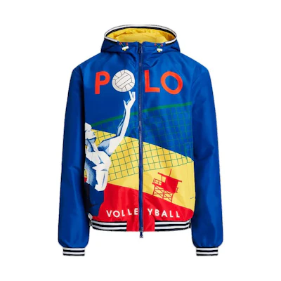 Ralph Lauren FW23 Colorblock Graphic Zip Hoodie Jacket Multicolor - MNPOOTW16021-160