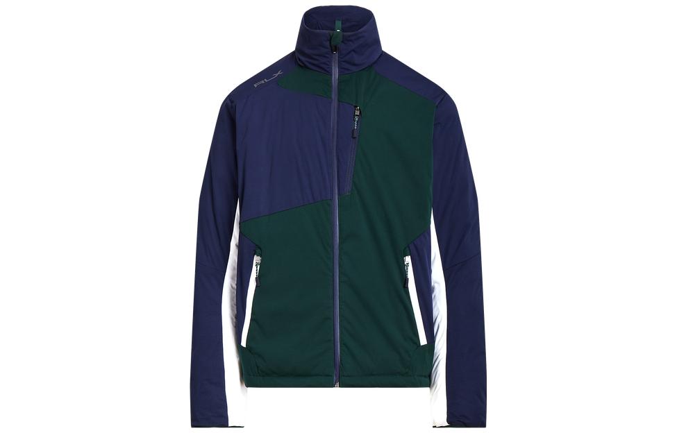 Ralph Lauren FW23 Colorblock Half-Zip High-Neck Jacket Multicolor MNXGOTW16020084-300