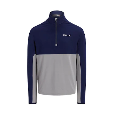 Ralph Lauren FW23 Colorblock Half-Zip Pullover Sweatshirt Multicolor MNXGKNI1AD20017-020