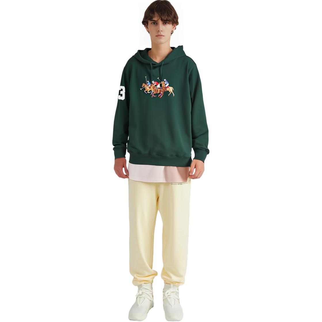 Ralph Lauren FW23 Embroidered Logo Hoodie Dark Green 710823853-005 圖 3