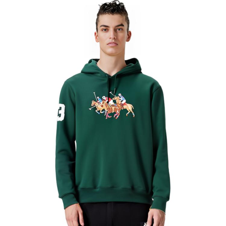 Ralph Lauren FW23 Embroidered Logo Hoodie Dark Green 710823853-005 圖 5