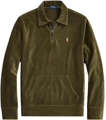 Ralph Lauren FW23 Green Knit Corduroy Quarter-Zip Pullover Sweater MNPOKNI16823-134 Buy Ralph Lauren FW23 Green Knit Corduroy Quarter-Zip Pullover Sweater MNPOKNI16823-134