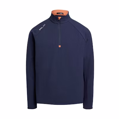 Ralph Lauren FW23 Letter Print Pullover Sweatshirt Navy Blue MNXGKNI1AD20020-410