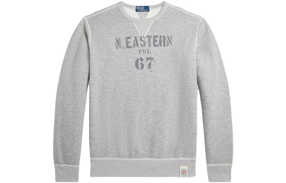 Ralph Lauren FW23 Logo Crewneck Long Sleeve Sweatshirt Men’s Grey MNPOKNI16823178-020