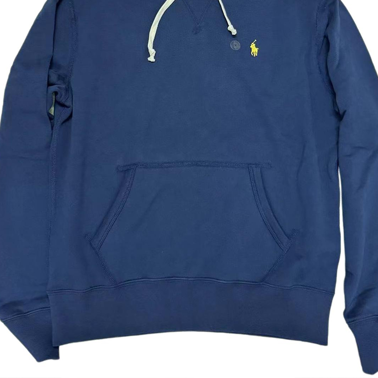 Ralph Lauren FW23 Logo Embroidered Navy Hoodie Sweatshirt 710941619-001 圖 5