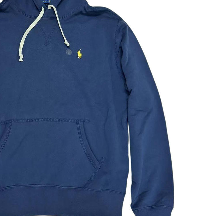 Ralph Lauren FW23 Logo Embroidered Navy Hoodie Sweatshirt 710941619-001 圖 6