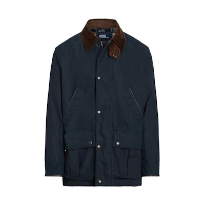 Ralph Lauren FW23 Navy Blue Colorblock Single-Breasted Pocket Jacket MNPOOTW16021252-410