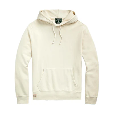 Ralph Lauren FW23 Oversized Pullover Hoodie White MNPOKNI16823157-101