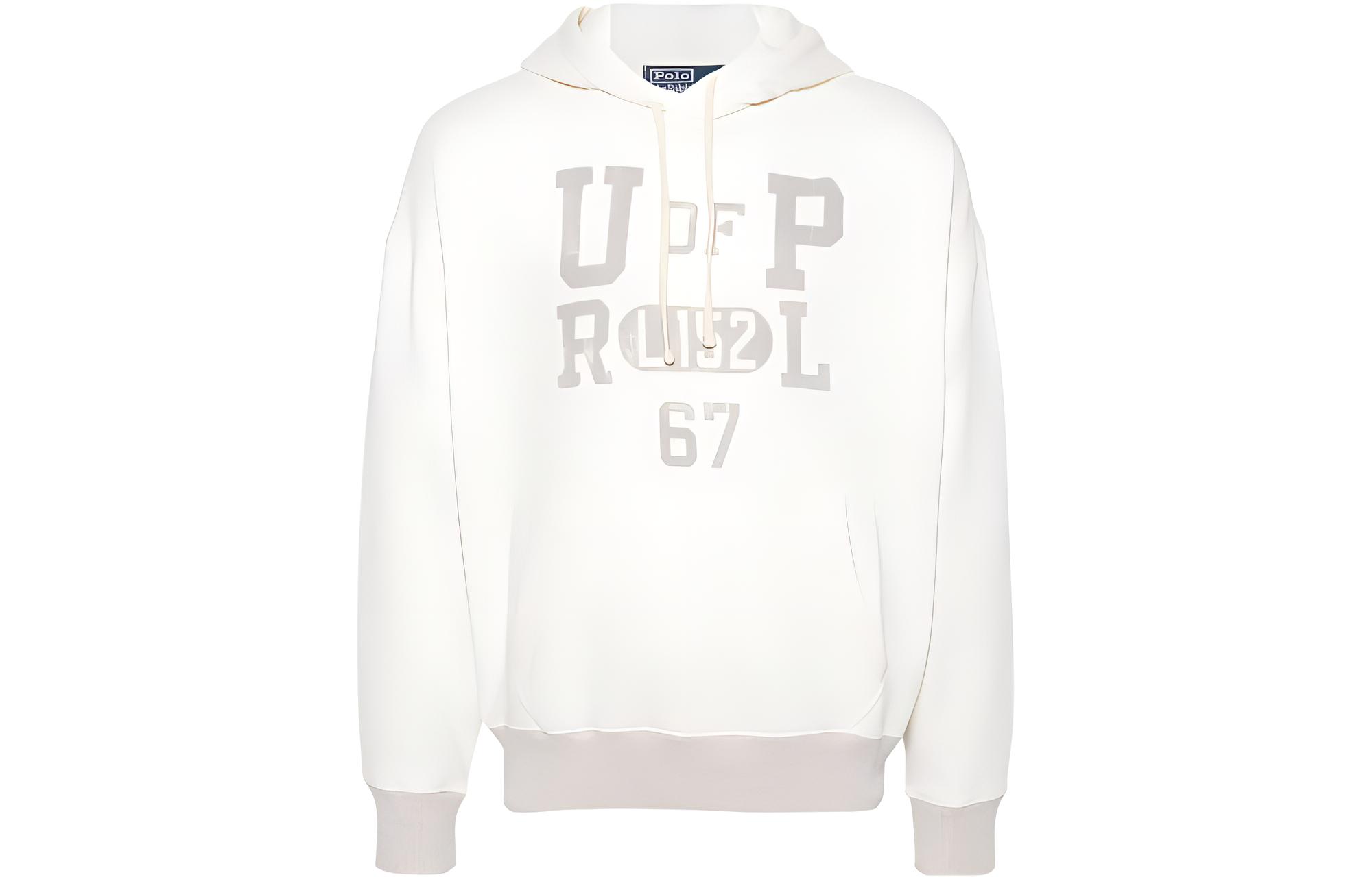 Ralph Lauren FW23 Patterned Hoodie Off-White 710926996-001