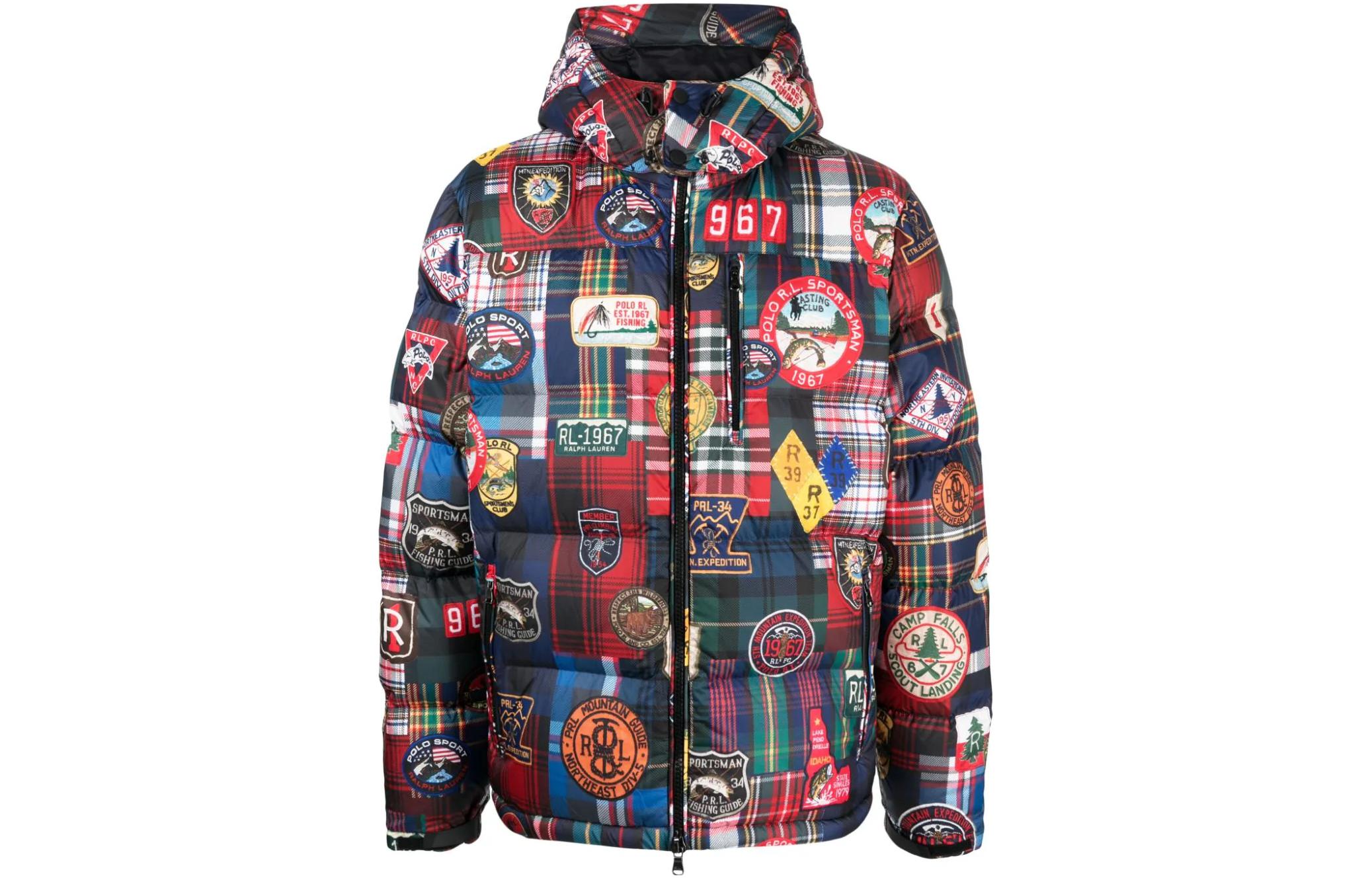 Ralph Lauren FW23 Plaid Hooded Casual Jacket Multicolor 710916820-001