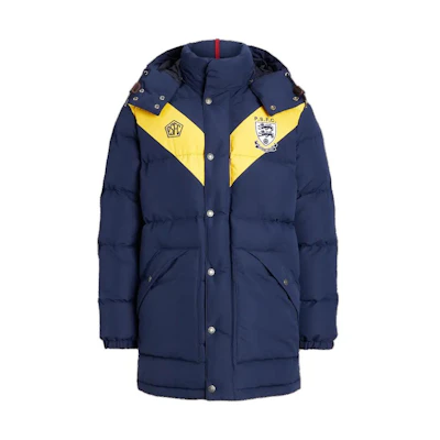 Ralph Lauren FW23 Polo Sport Water-Resistant Down Jacket Blue Coat MNPOOTW12820-077