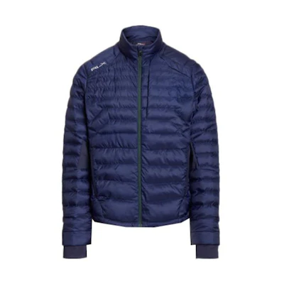 Ralph Lauren FW23 Solid Color Zip Jacket Blue Casual Style MNXGOTW16020077-410