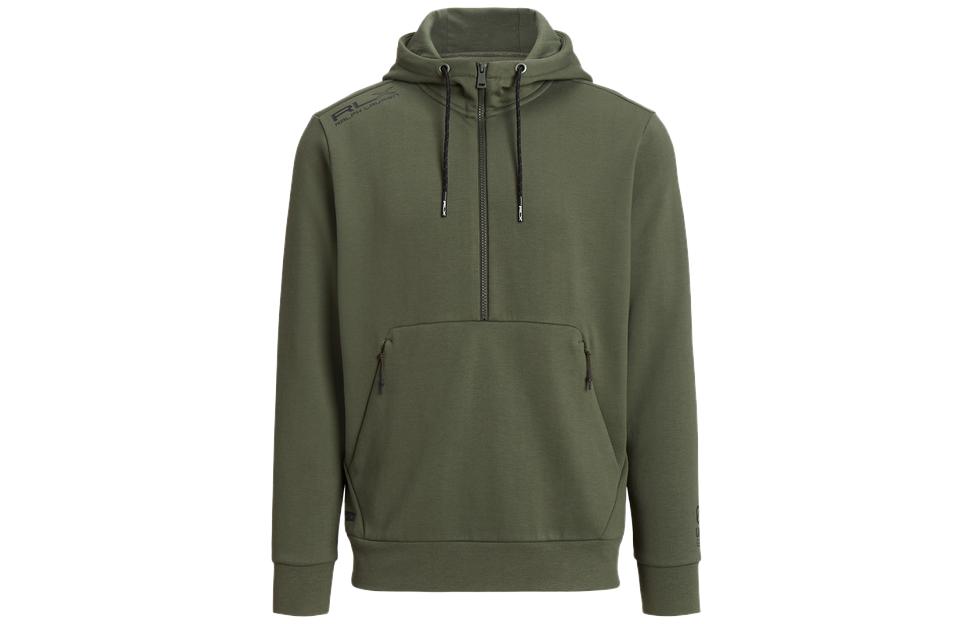 Ralph Lauren FW23 Solid Green Hoodie Casual Long Sleeve Sweatshirt MNRXKNI16820045-300