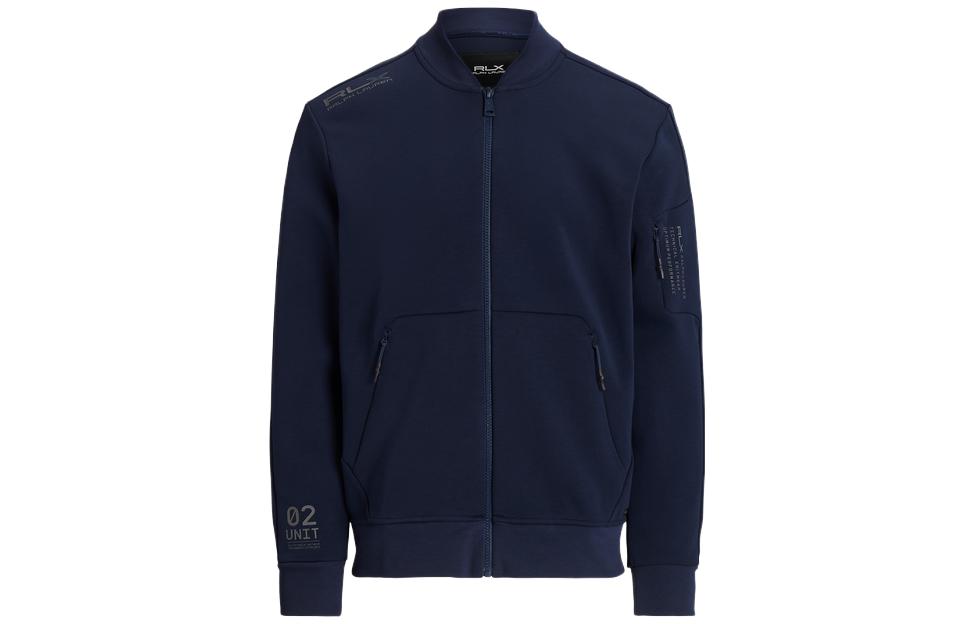 Ralph Lauren FW23 Solid Logo Waterproof Bomber Jacket Navy Blue - MNRXKNI16820040-410