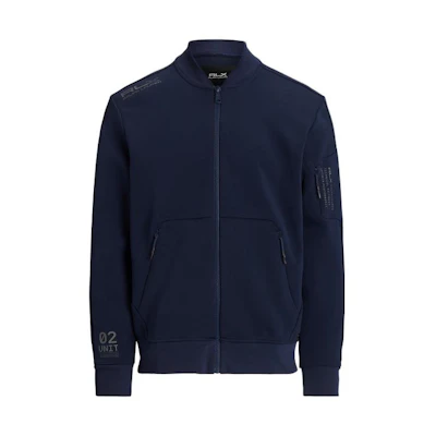 Ralph Lauren FW23 Solid Logo Waterproof Bomber Jacket Navy Blue - MNRXKNI16820040-410