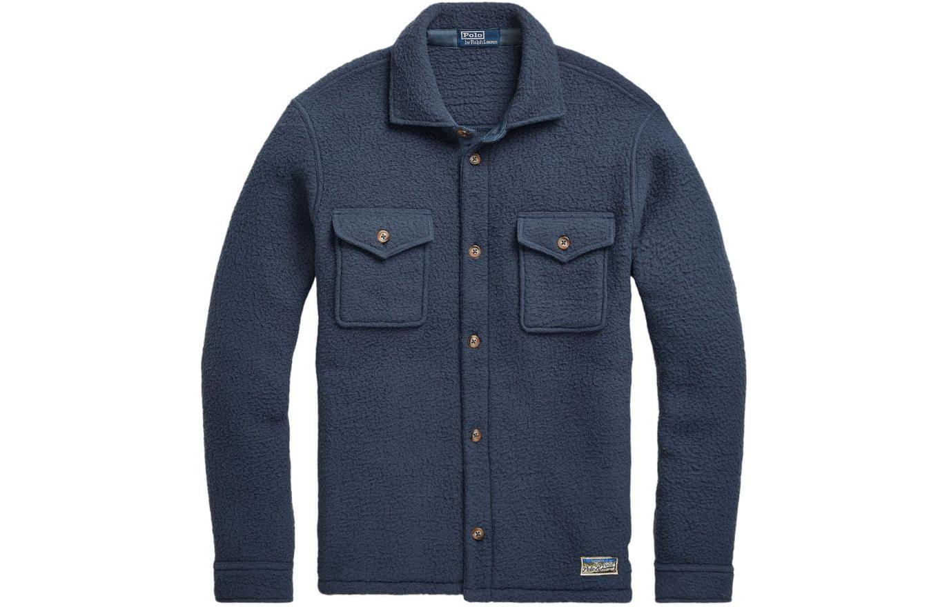 Ralph Lauren FW23 Solid Pocket Single-Breasted Long-Sleeve Jacket 710926988-001