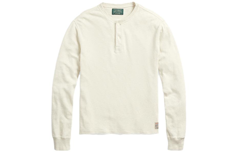 Ralph Lauren FW23 Solid Pullover Hoodie White MNPOKNI16823172-101