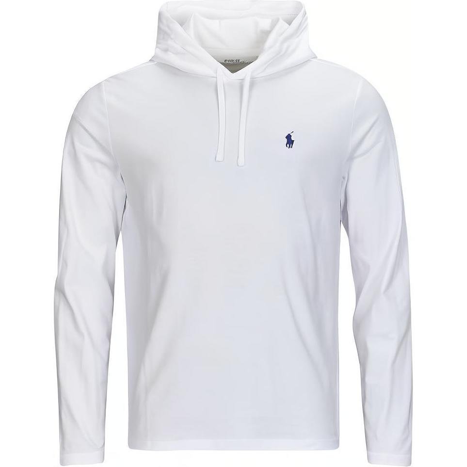 Ralph Lauren FW23 Solid White Pullover Hoodie Long Sleeve 710847203-015