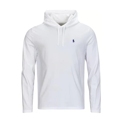 Ralph Lauren FW23 Solid White Pullover Hoodie Long Sleeve 710847203-015