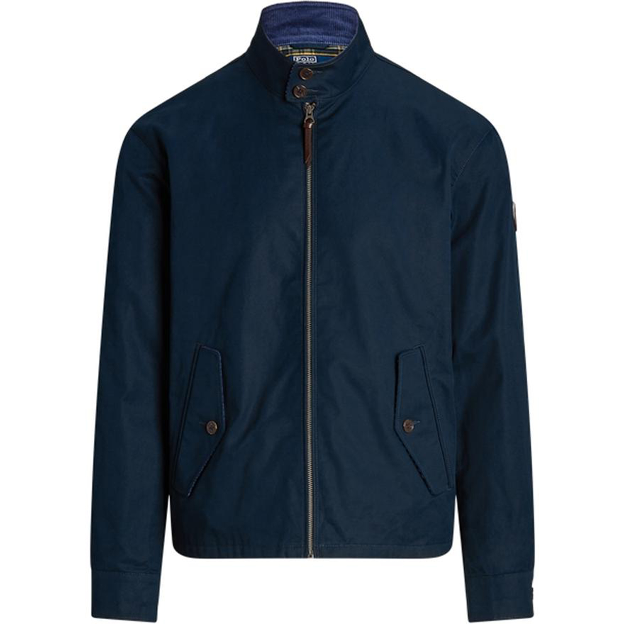 Ralph Lauren FW23 Solid Zip Long Sleeve Casual Jacket Blue MNPOOTW16021159-400