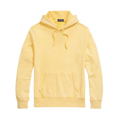 Ralph Lauren FW23 Yellow Solid Color Hoodie Long-Sleeve Casual Sweater MNPOKNI16823222-700