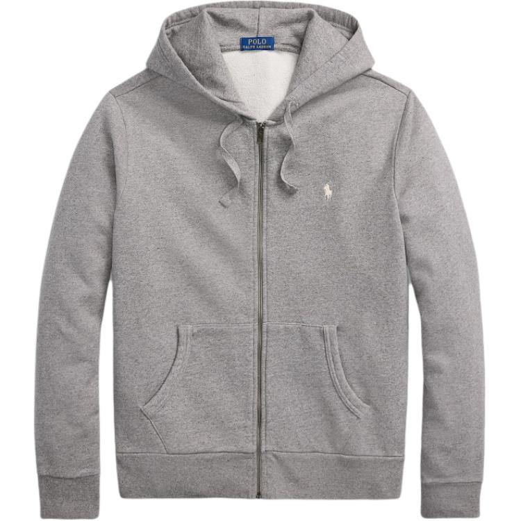 Ralph Lauren FW24 Classic Logo Embroidered Hoodie Men’s Deep Vintage Heather MNPOKNI16824014-020