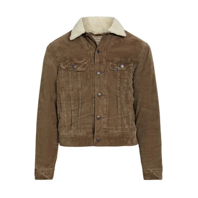Ralph Lauren FW24 Corduroy Long-Sleeve Jacket Sand Dune Color MNPOOTW16021442-200
