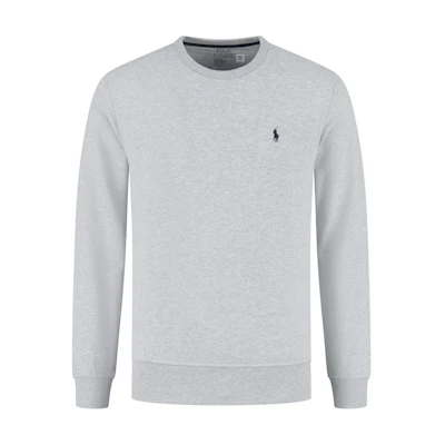 Ralph Lauren FW24 Crewneck Embroidered Logo Long Sleeve Sweatshirt Grey Men’s 710875152-009