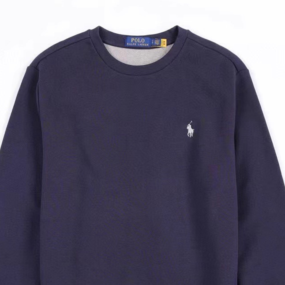 Ralph Lauren FW24 Embroidered Pony Crewneck Sweatshirt Blue Shirt 710634932-009 圖 3