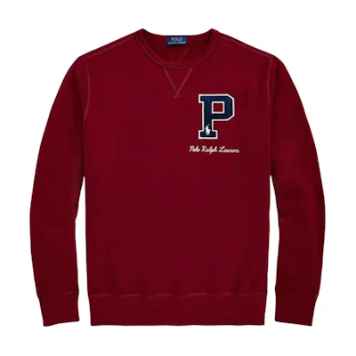 Ralph Lauren FW24 Logo Crewneck Sweatshirt Red Carpet Color MNPOKNI16823936-Red-Carpet