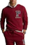 Shop Ralph Lauren FW24 Logo Crewneck Sweatshirt Merah Karpet MNPOKNI16823936 MNPOKNI16823936-RED-CARPET