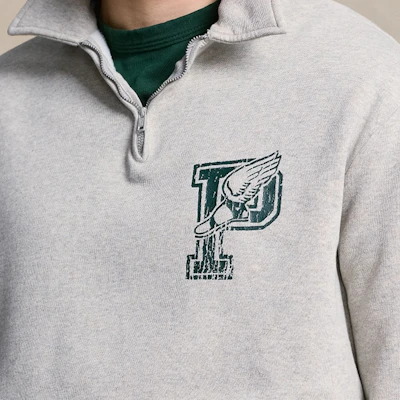 ラルフローレン FW24 ロゴプリント 長袖スウェットシャツ - グレー MNPOKNI16823718-020 Sizing ラルフローレン FW24 ロゴプリント 長袖スウェットシャツ - グレー MNPOKNI16823718-020