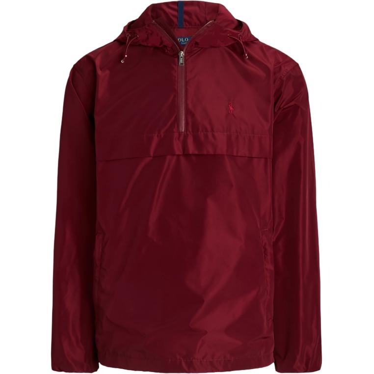 Ralph Lauren FW24 Red Half-Zip Hoodie Jacket with Logo Embroidery - Edition MNPOOTW16021397-601