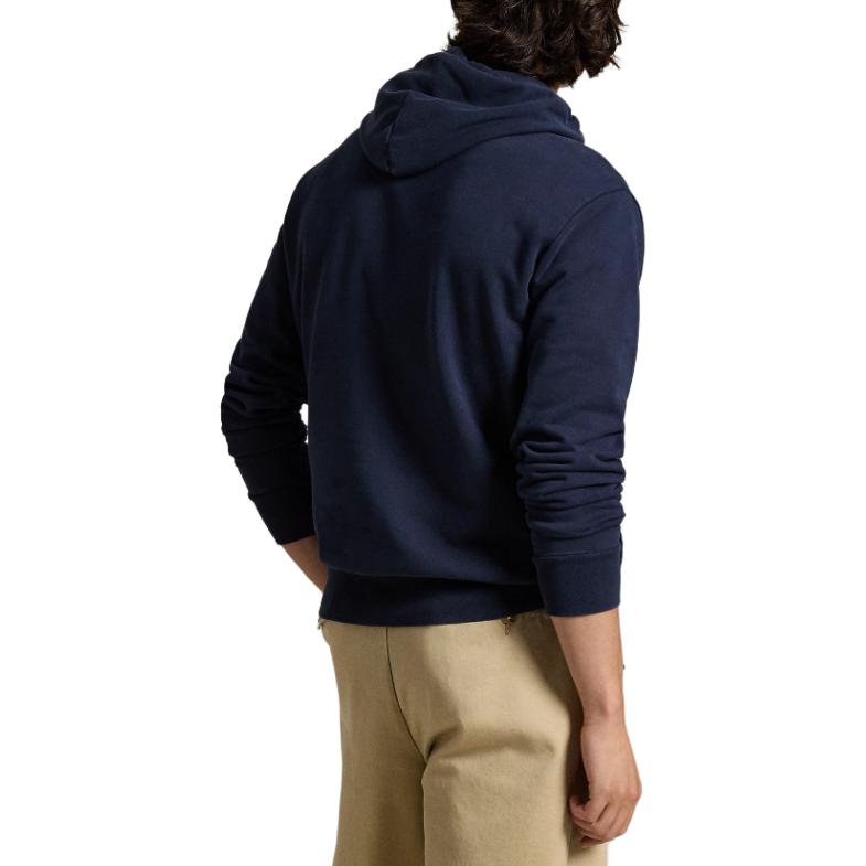 Ralph Lauren FW24 Solid Big Pony Embroidered Hoodie Navy Blue MNPOKNI16823942-410 圖 4