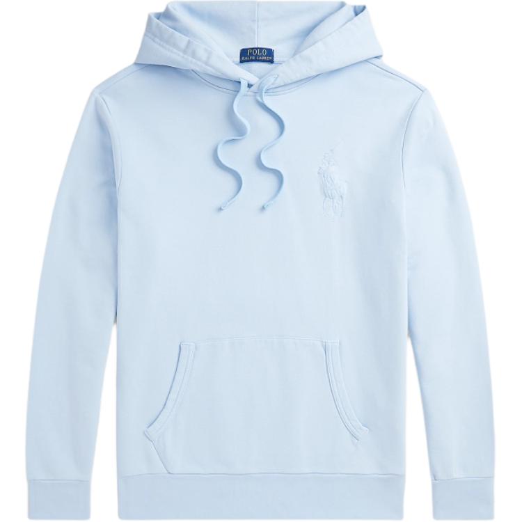 Ralph Lauren FW24 Solid Big Pony Embroidery Hoodie Workplace Blue MNPOKNI16823995-400 圖 2