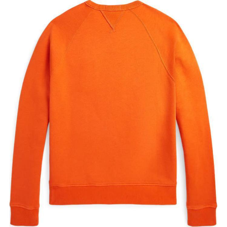 Ralph Lauren FW24 Solid Crewneck Pocket Sweatshirt Academy Orange MNPOKNI16823758-801 圖 3
