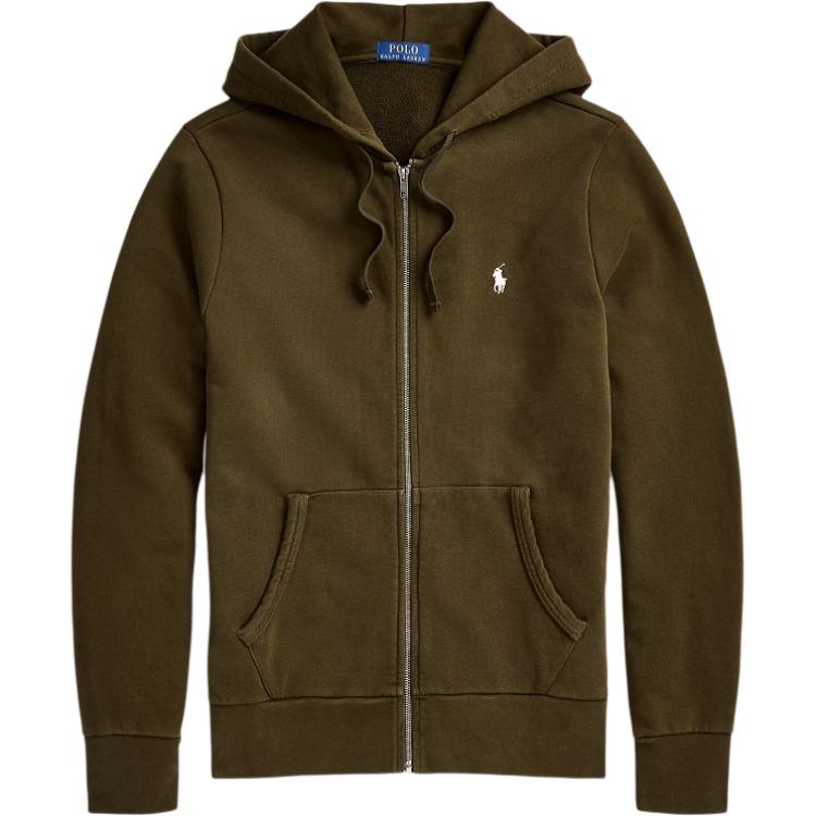 Ralph Lauren FW24 Solid Pony Embroidered Hoodie Deep Lodge Green MNPOKNI16824012-300