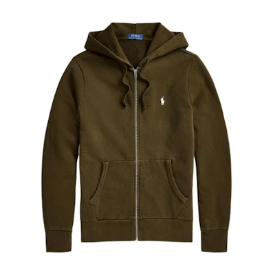 Ralph Lauren FW24 Solid Pony Embroidered Hoodie Deep Lodge Green MNPOKNI16824012-300
