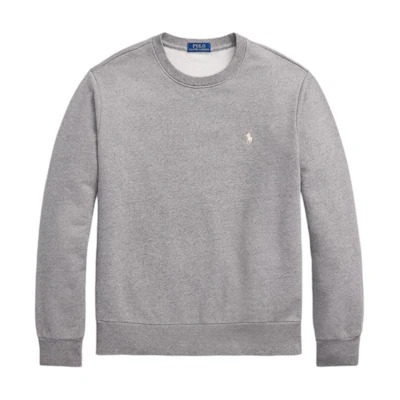 Ralph Lauren FW24 Vintage Heather Crewneck Sweatshirt with Pony Embroidery MNPOKNI16823977-020