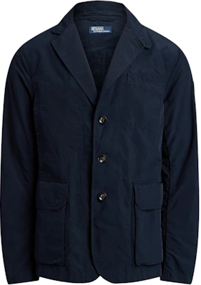 Ralph Lauren FW24 Waterproof Twill Notch-Lapel Jacket Navy Blue 100028927-NAVY Buy Ralph Lauren FW24 Waterproof Twill Notch-Lapel Jacket Navy Blue 100028927-NAVY