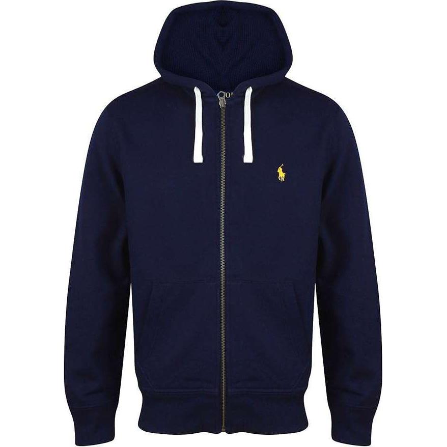 Ralph Lauren Golden Logo Hoodie Navy Blue Long-Sleeve Sweatshirt 710584554-004