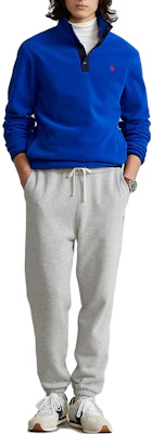 拉夫劳伦蓝色图案半高领卫衣 男士 710887121-003 Lookbook 拉夫劳伦蓝色图案半高领卫衣 男士 710887121-003