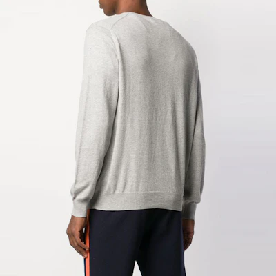 Ralph Lauren Kelabu Crewneck Sweatshirt dengan Sulaman Berbiku. 710684957-003 Shop Ralph Lauren Kelabu Crewneck Sweatshirt dengan Sulaman Berbiku. 710684957-003