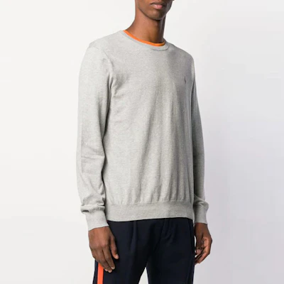 Ralph Lauren Kelabu Crewneck Sweatshirt dengan Sulaman Berbiku. 710684957-003 Purchase Ralph Lauren Kelabu Crewneck Sweatshirt dengan Sulaman Berbiku. 710684957-003