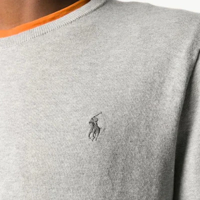 Ralph Lauren Kelabu Crewneck Sweatshirt dengan Sulaman Berbiku. 710684957-003 Details for Ralph Lauren Kelabu Crewneck Sweatshirt dengan Sulaman Berbiku. 710684957-003